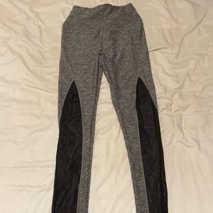 PINK High-rise mesh leggings